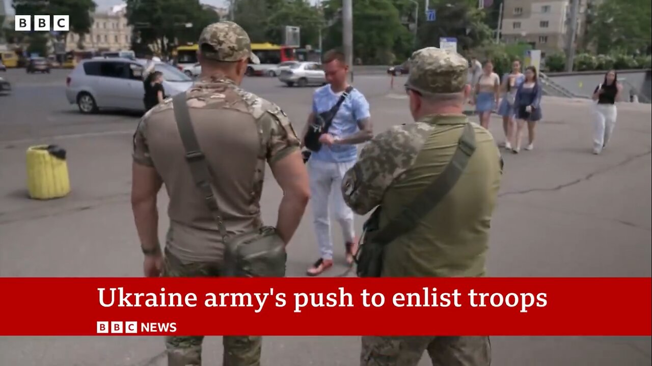 Conscription Squads Send Ukrainian Men Into Hiding