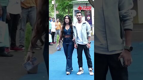 Yuzvendra Chahal With His Beautiful Wife Dhanashree Verma at event ❤️😍🔥 #shorts