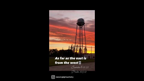 As far as the east is from the west🎚