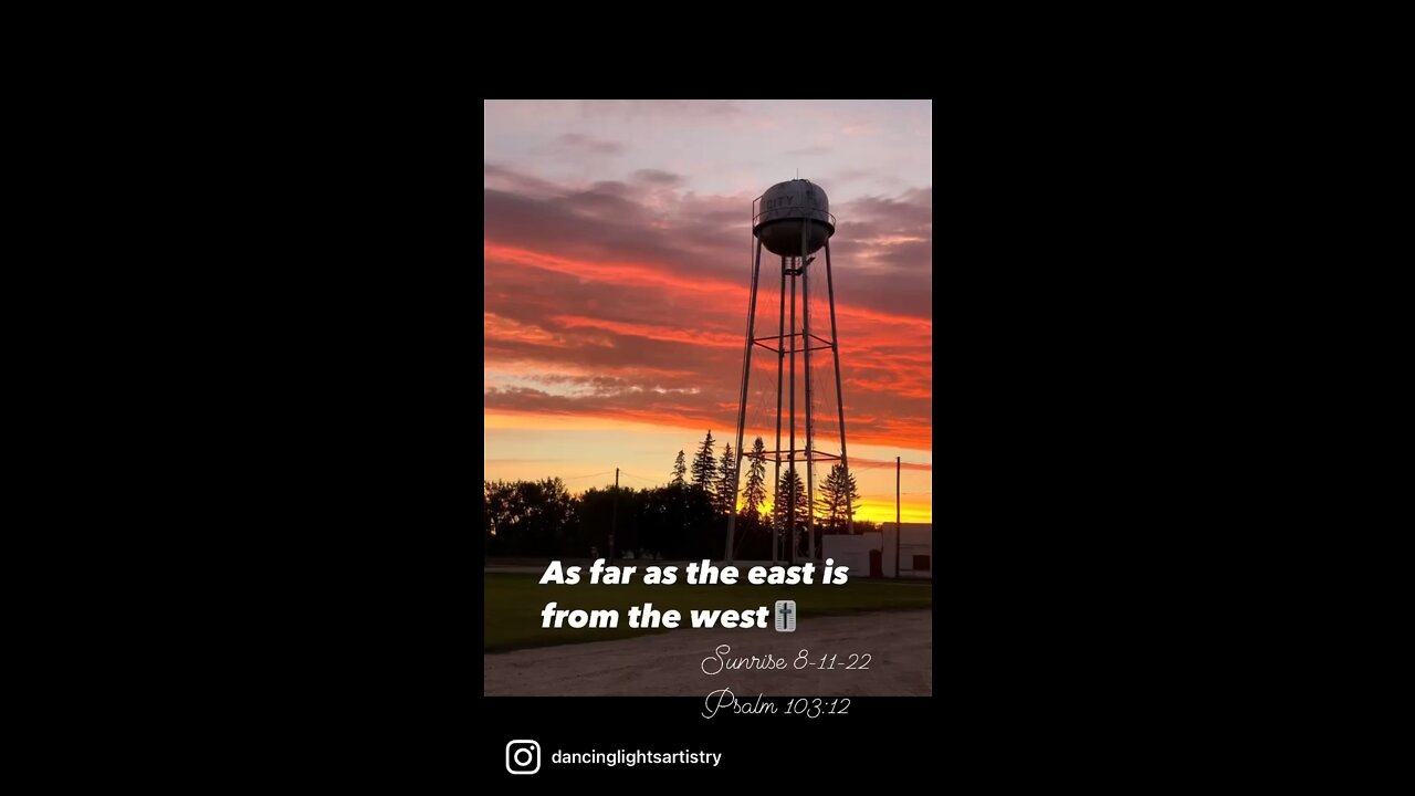 As far as the east is from the west🎚