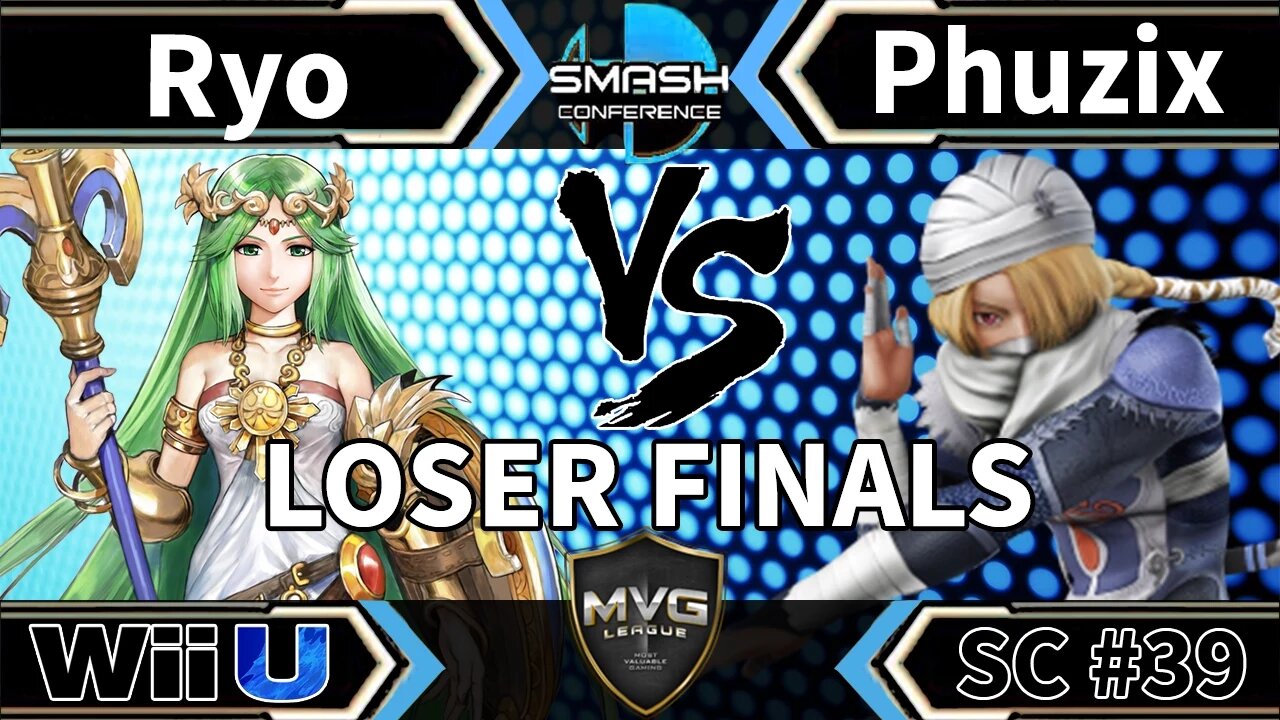 MVG|Ryo (Ike & Palutena) vs. ONI|Phuzix (Sheik) - SSB4 Losers Finals - Smash Conference 39