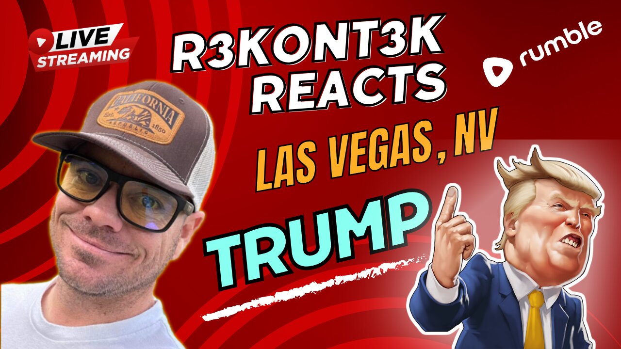 📺West Coast R3K Reacts | Trump - Commit to Caucus - Las Vegas, NV | 1/27/24