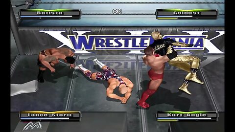 Wrestlemania XIX - Batista/Goldust vs Lance Storm/Kurt Angle