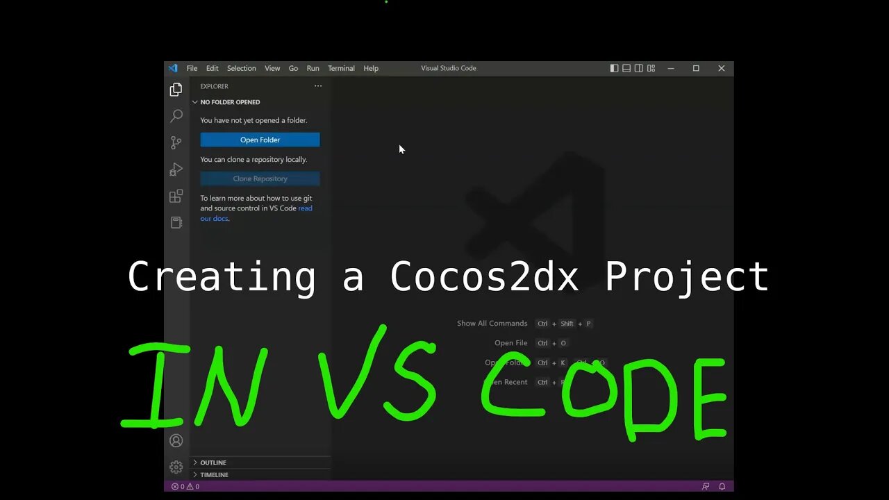 Creating a #Cocos2dx Project in Visual Studio Code