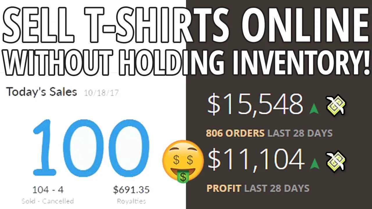 Sell Shirts Online Without Inventory 💸 BEGINNER Print On Demand Tips (2020)