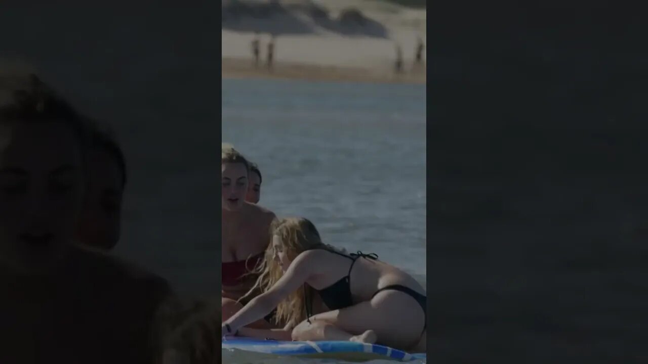 Paddle surfing’s not always easy.