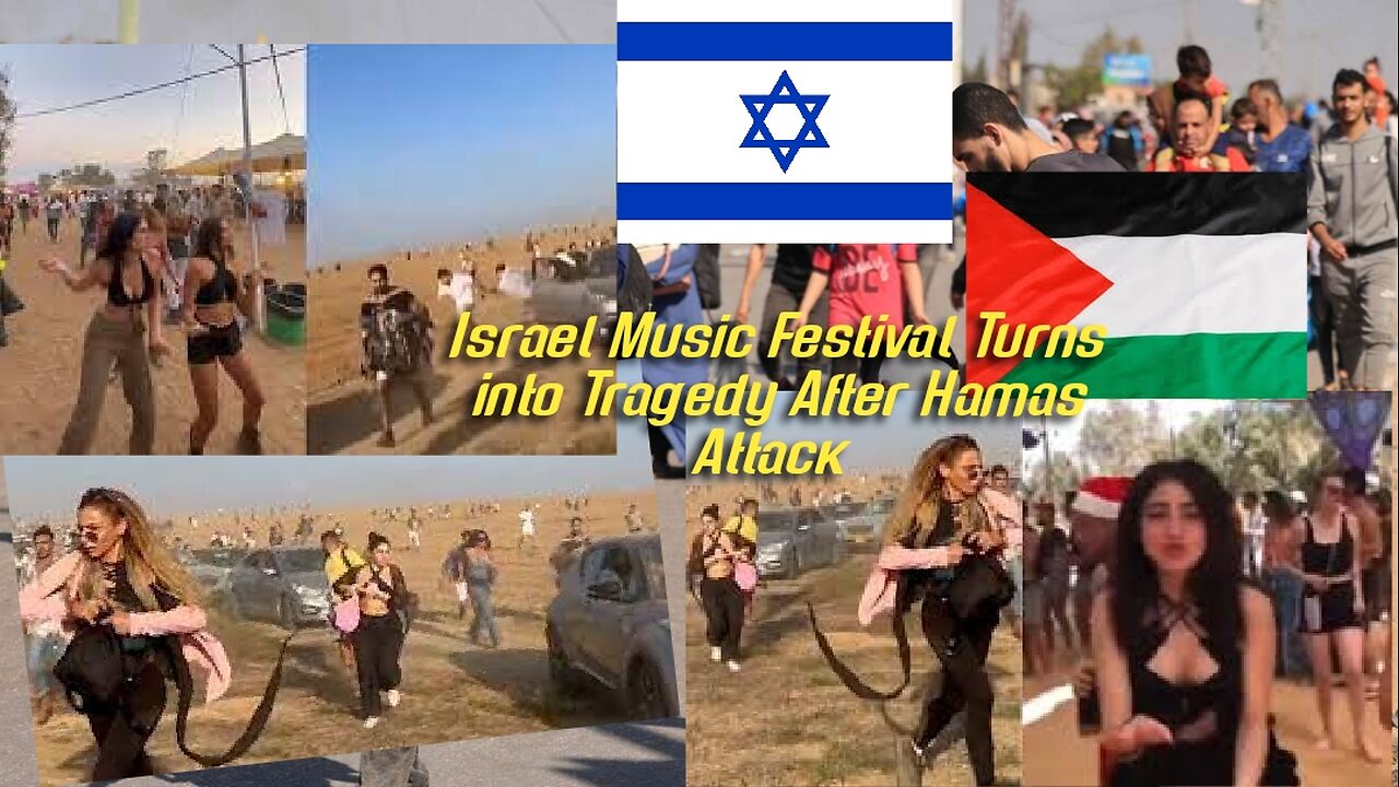 Israel Music Festival Turns into Tragedy After Hamas Attack - Watch Viral Video