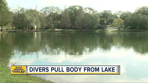 Tampa Police divers recover body in Lake Roberta in Seminole Heights neighborhood