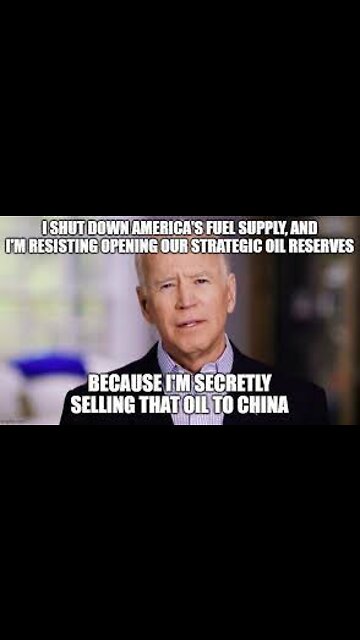 Biden sells our oil to China