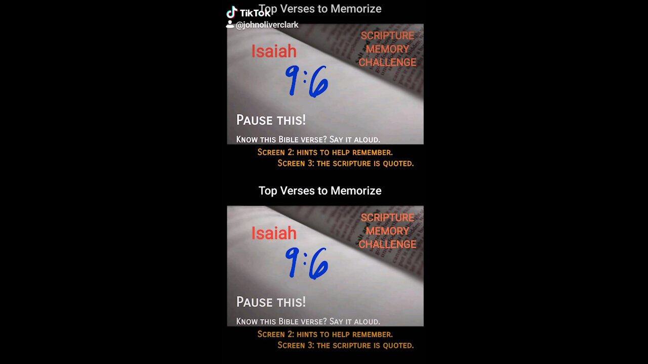 Top Verses To Memorize, Isaiah 9:6