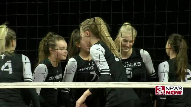 Omaha Skutt vs. Elkhorn South volleyball