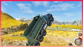 TruckFails | Trucks Jumping #02 | BeamNG.Drive |TrucksFails