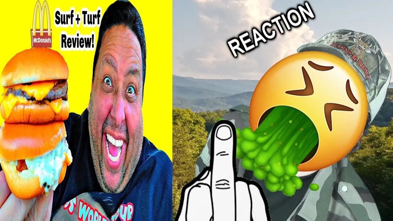 McDonald's Surf + Turf Review! (JoeysWorldTour) REACTION!!! (BBT)