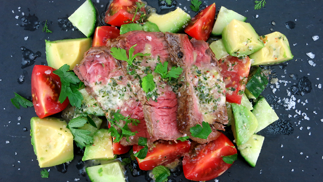Steak Salat