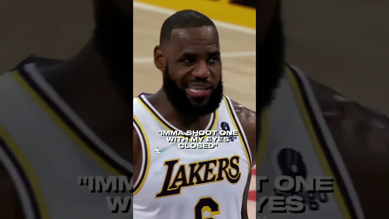 LeBron thought he's MJ 💀