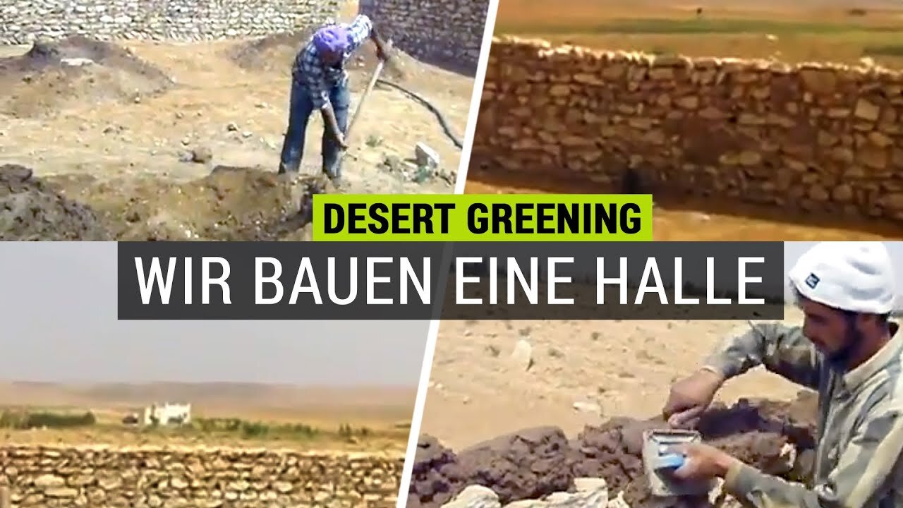 Das Projekt Desert Greening schreitet voran! Wir bauen eine Halle in Algerien und zeigen euch wie!⚒