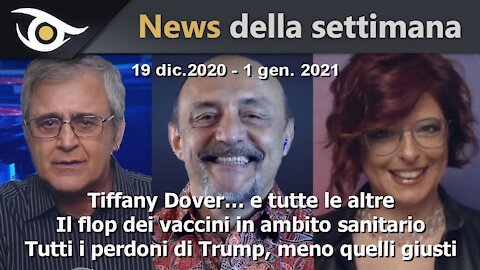 NEWS DELLA SETTIMANA (19 dic.2020 - 1 gen. 2021)