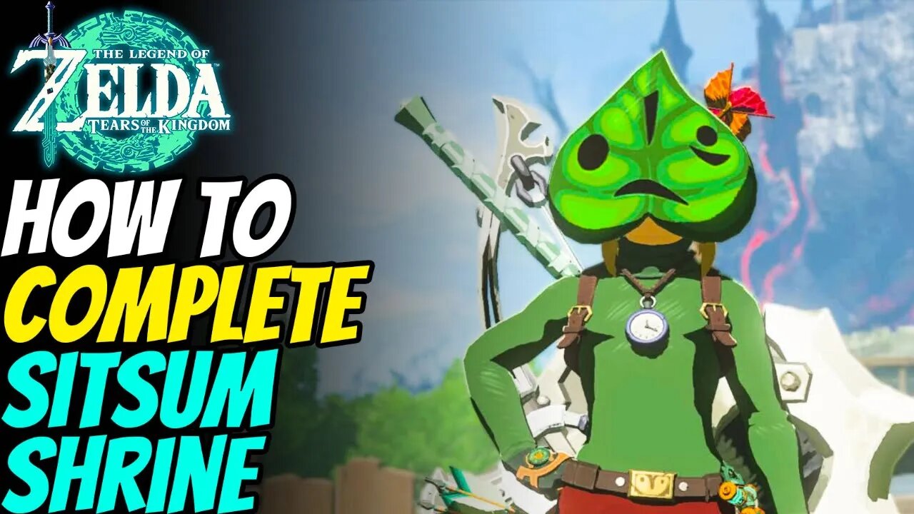 How to Solve Sitsum Shrine | The Legend of Zelda: Tears of the Kingdom
