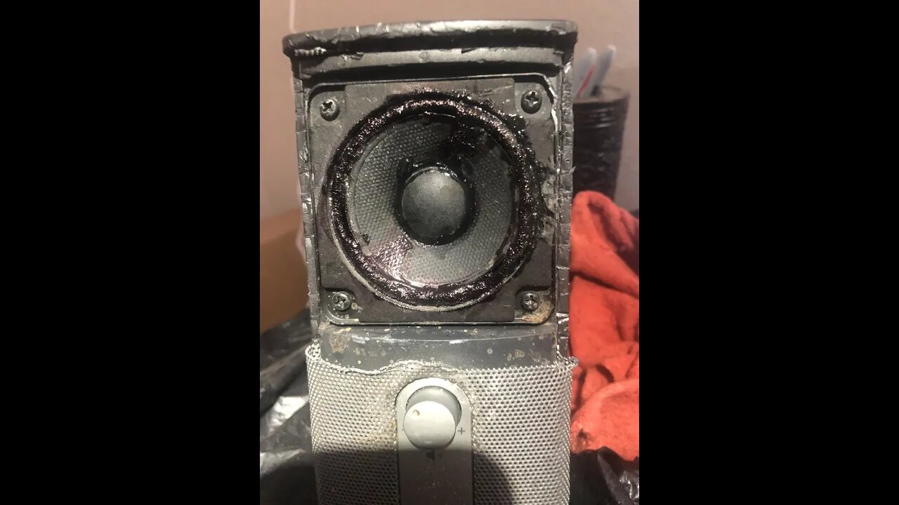 Speaker repair ugly but quite successful WhattaWorldYeah