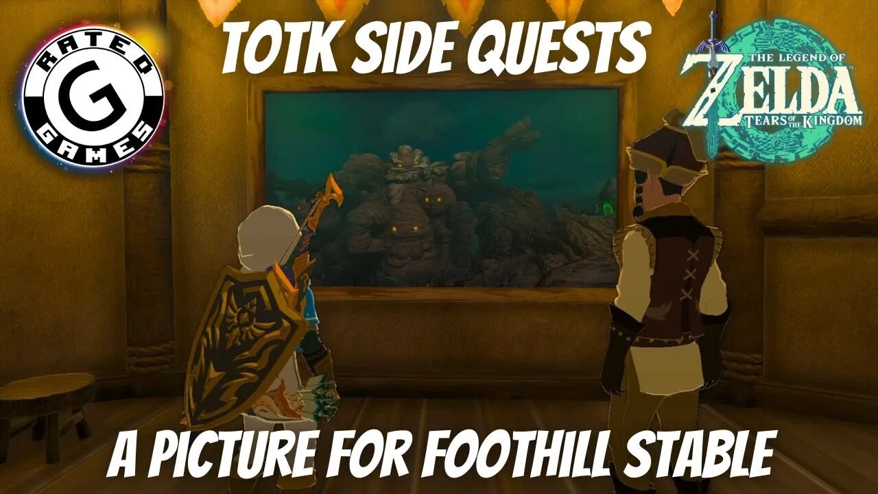 A Picture for Foothill Stable - Tears of the Kingdom Side Quests