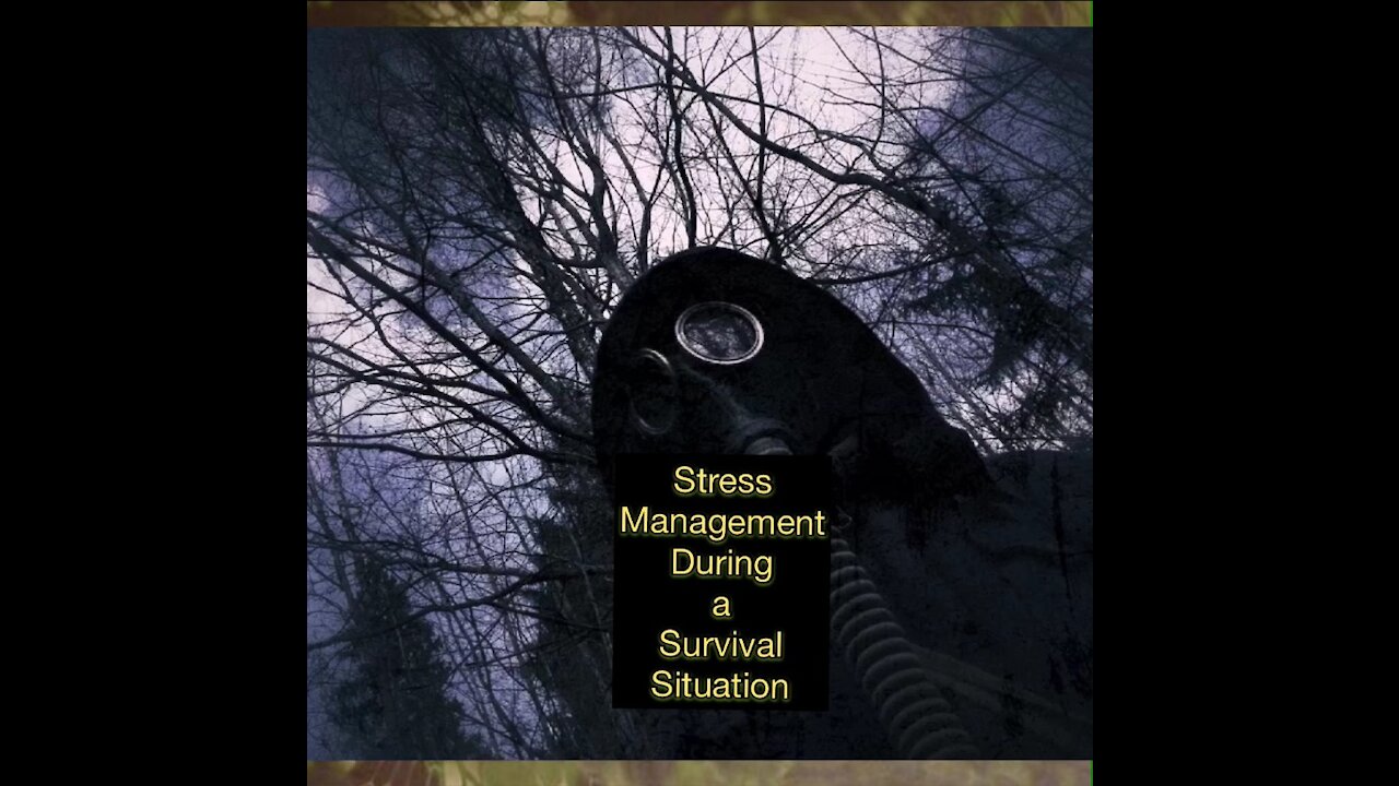 The importance of stress management during a survival situation