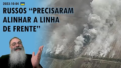 #Ucrânia 2023-10-04: UCRANIANOS avançam no NORTE de NOVOPROKOPIVKA e RUSSOS INVENTAM novo TERMO