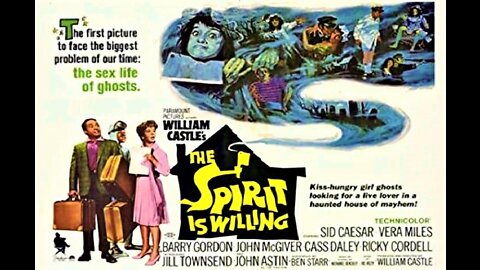 William Castle THE SPIRIT IS WILLING 1967 Couple Rents Seaside Home with Prankish Ghosts FULL MOVIE in HD & W/S