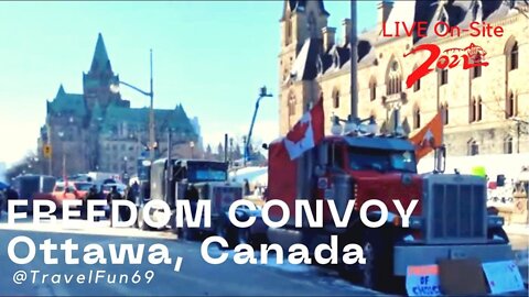 Truckers Freedom Convoy (Ottawa, Canada) February 10, 2022