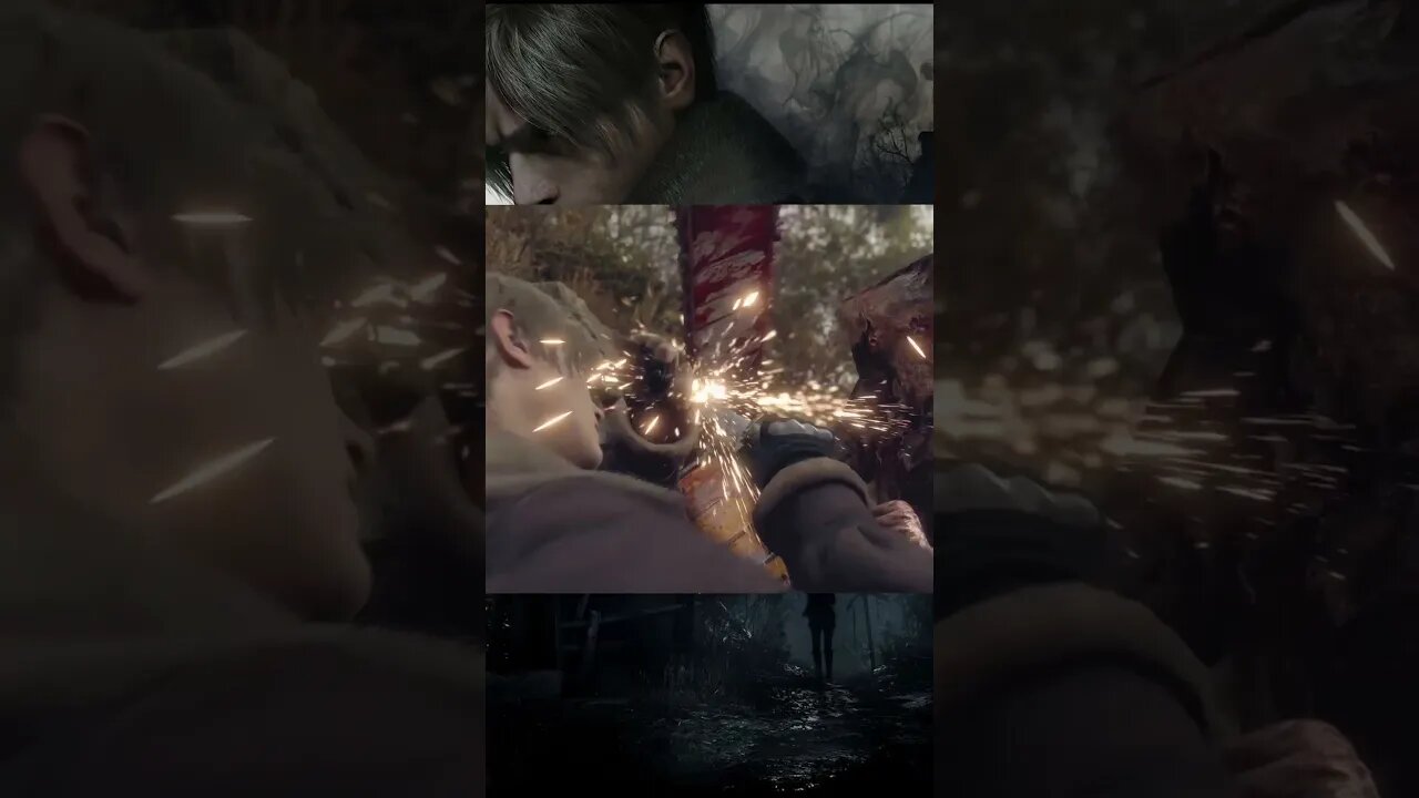 Medindo forças Motosserra RESIDENT EVIL 4 Remake #shorts