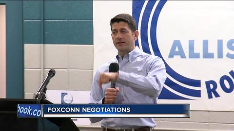 Speaker Paul Ryan fields questions about Foxconn incentive package