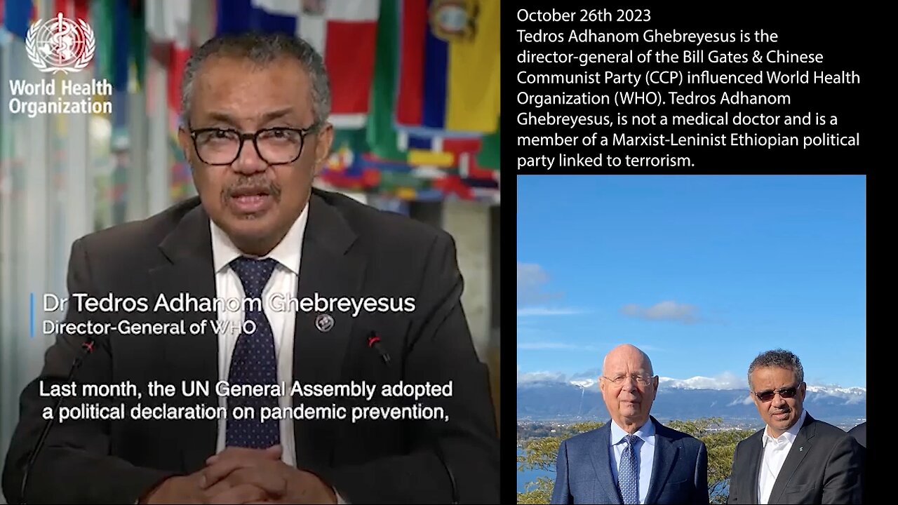 New Pandemic Accord | "The Next Pandemic Is Not a Question Of If, But When. WHO's Member States Are Negotiating a New Pandemic Accord & Amendments to the International Health Regulations." - Tedros Adhanom Ghebreyesus