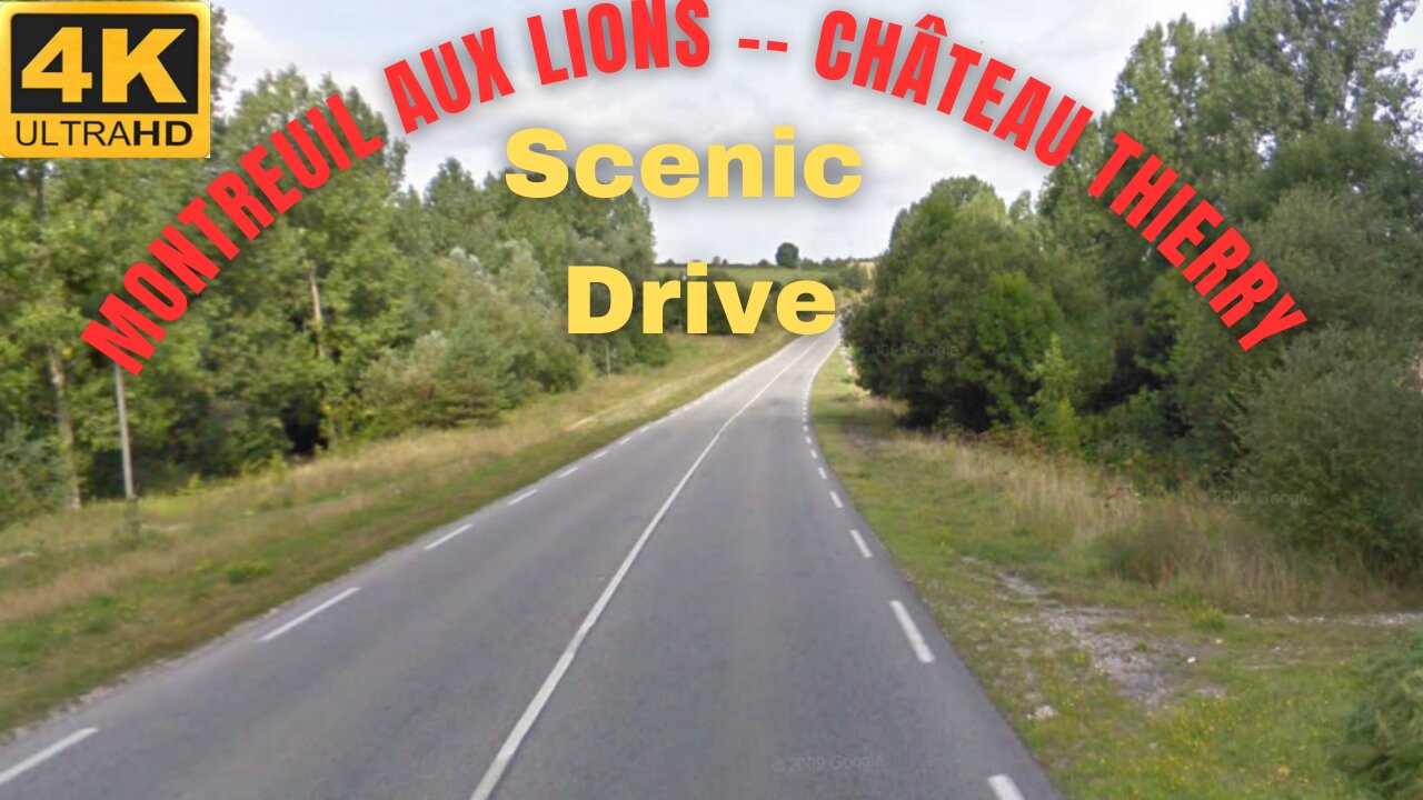 Montreuil-aux-lions to CHÂTEAU-Thierry || France Scenic Drive 🇫🇷 2023 4k