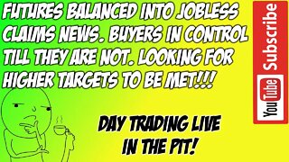 Balance Overnight Session Buyers In Control - Premarket Trade Plan - The Pit Futures Trading