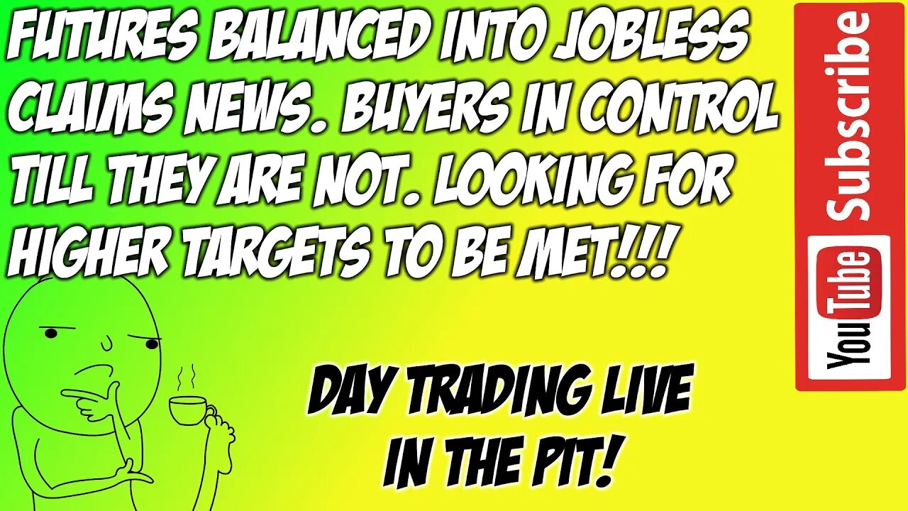 Balance Overnight Session Buyers In Control - Premarket Trade Plan - The Pit Futures Trading