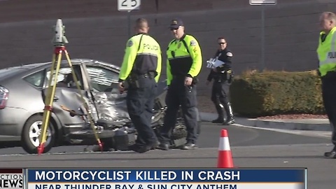 Motorcyclist killed in Henderson crash