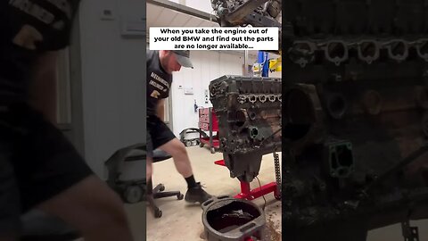 When the parts are no longer available #shorts #bmw #diy #bmwm5 #bmwe34 #restoration #cars #engine