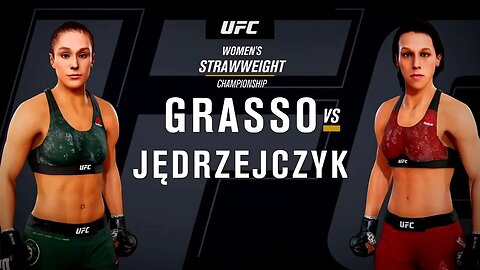 EA Sports UFC 3 Gameplay Joanna Jędrzejczyk vs Alexa Grasso