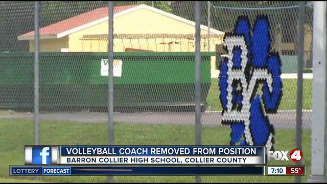 Barron Collier volleyball coach removed from position