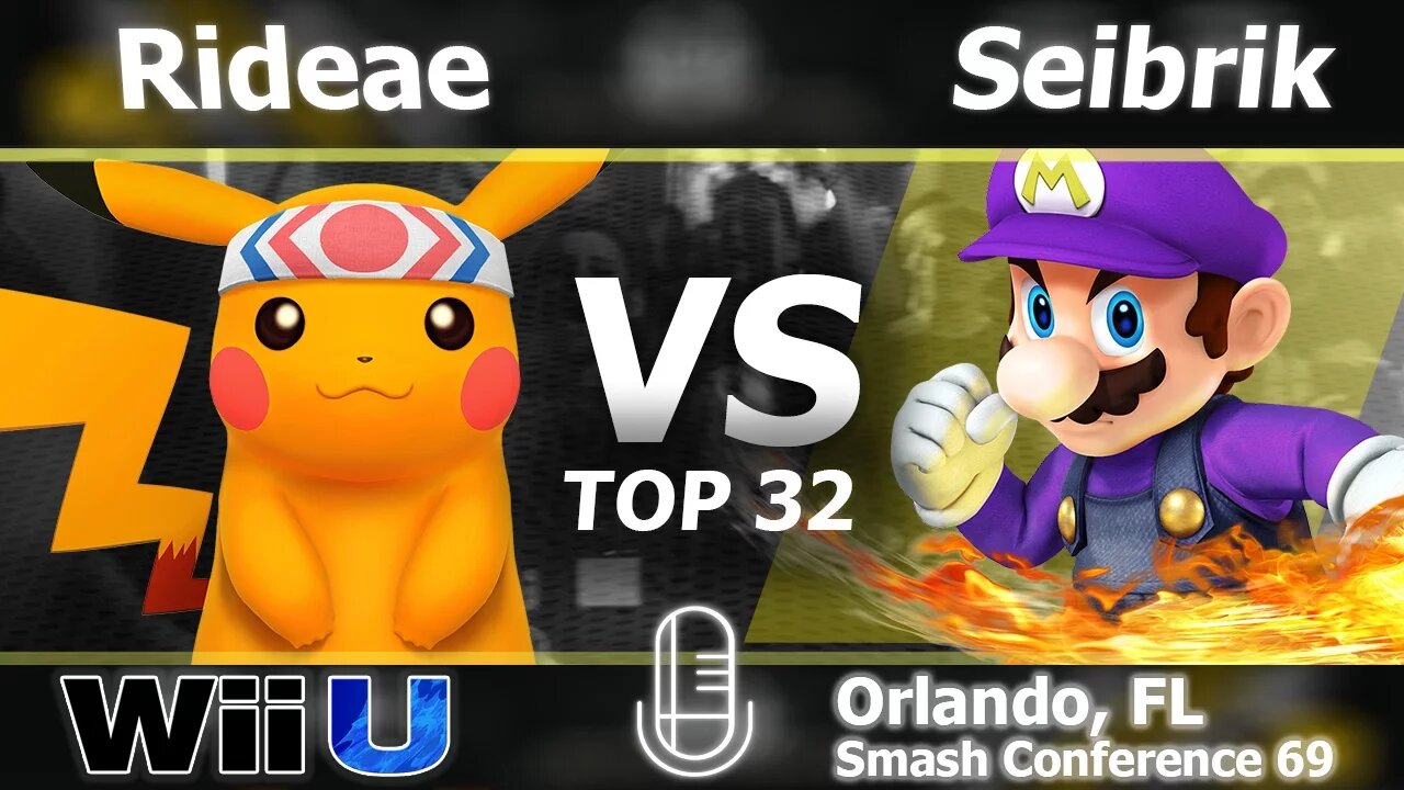 Rideae (Pikachu) vs. Seibrik (Mario) - Top 32 Smash Wii U - SC:69