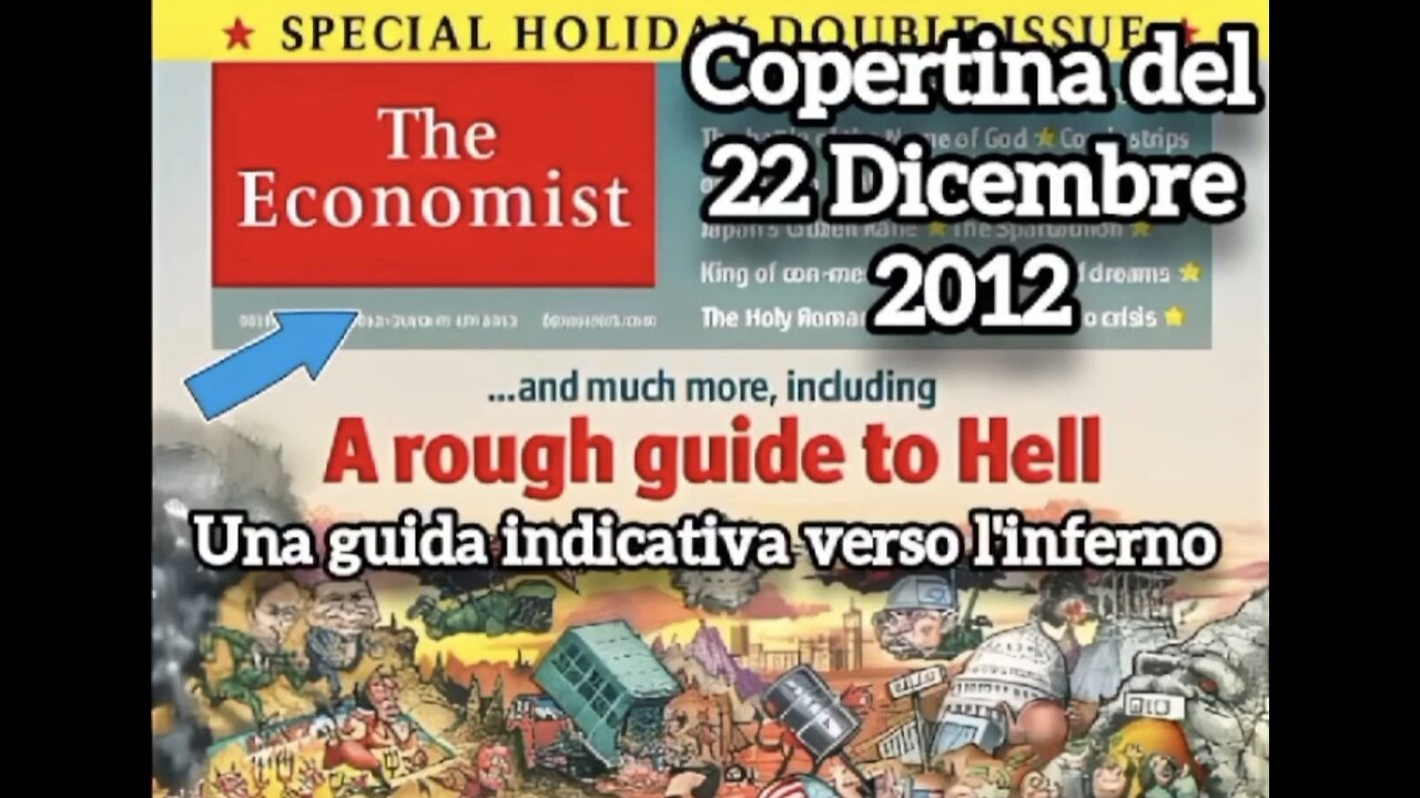 NWO, TIRANNIA: Economist 2012 copertina, Massoneria Illuminati pianificazione futuro