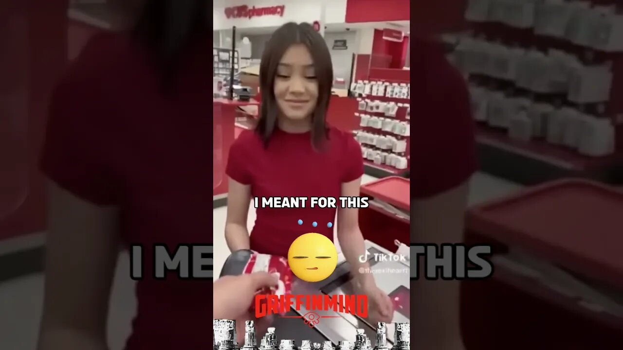 Target Cashier girl Fails to charm Man #shorts