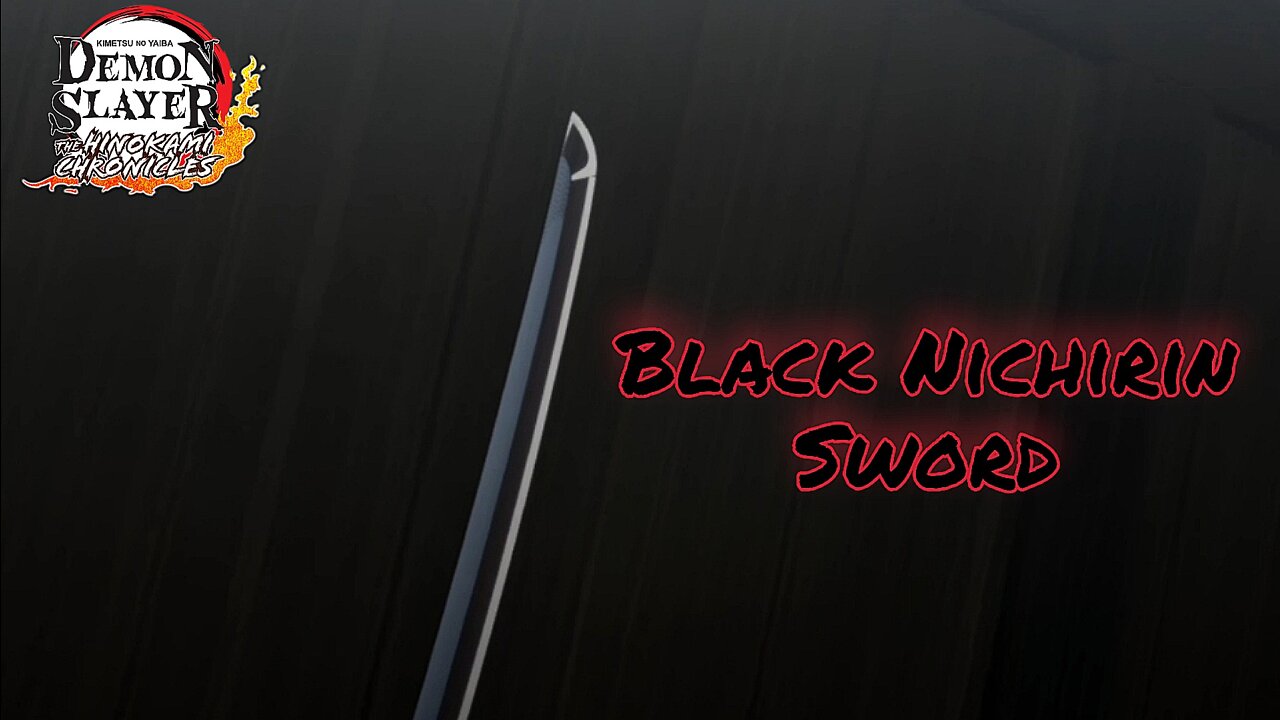 Demon Slayer Hinokami Chronicles (Black Nichirin Sword) #Shorts