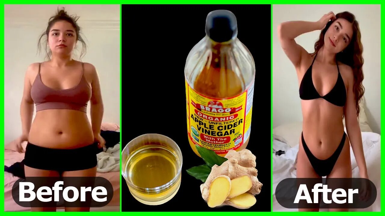 Ginger And Apple Cider Vinegar For Weight Loss! Fat Burning Drinks To Cut Belly Fat In 10 Days?