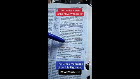 The First Seal Opened in Revelation 6 is a White Horse