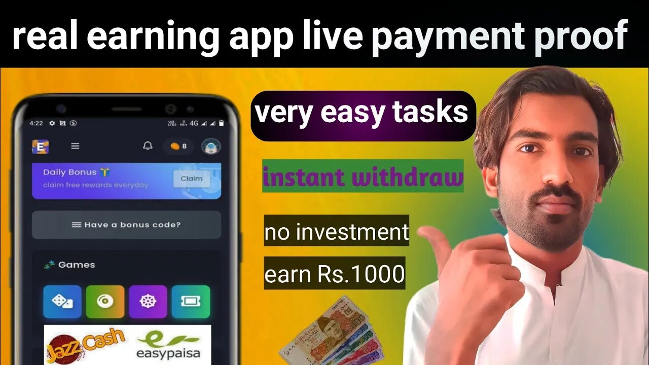 new app earn money 2023 / sab se asaan kaam hai aaj ki app par daily earning Rs.900