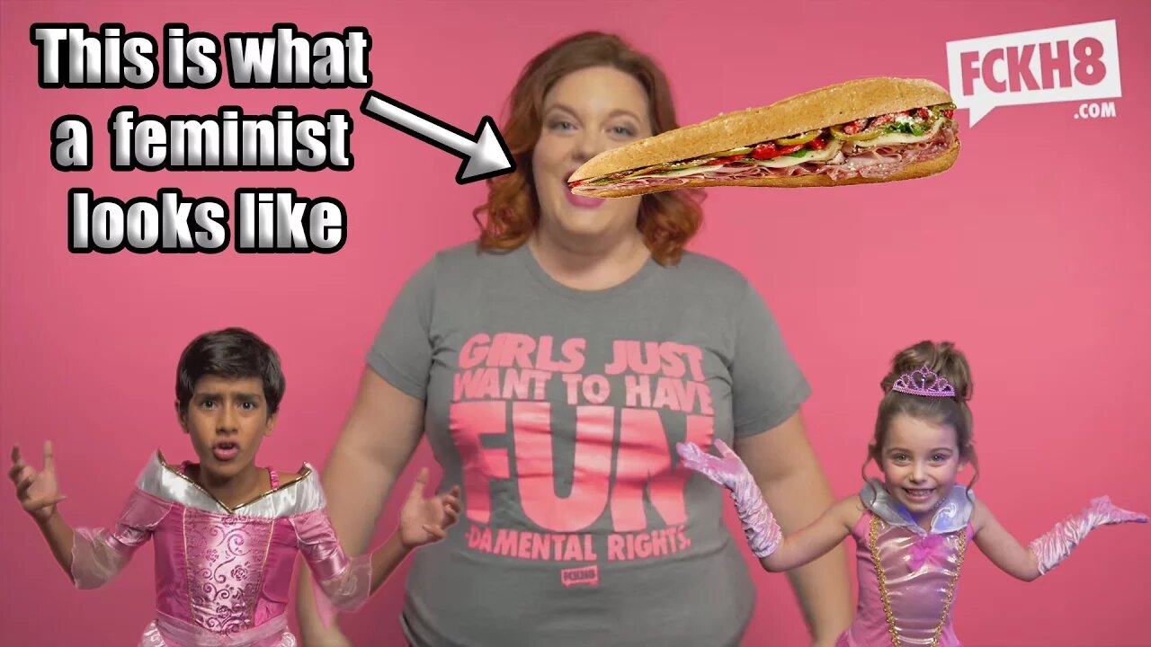 Feminists use children to spread hatred | Fckh8