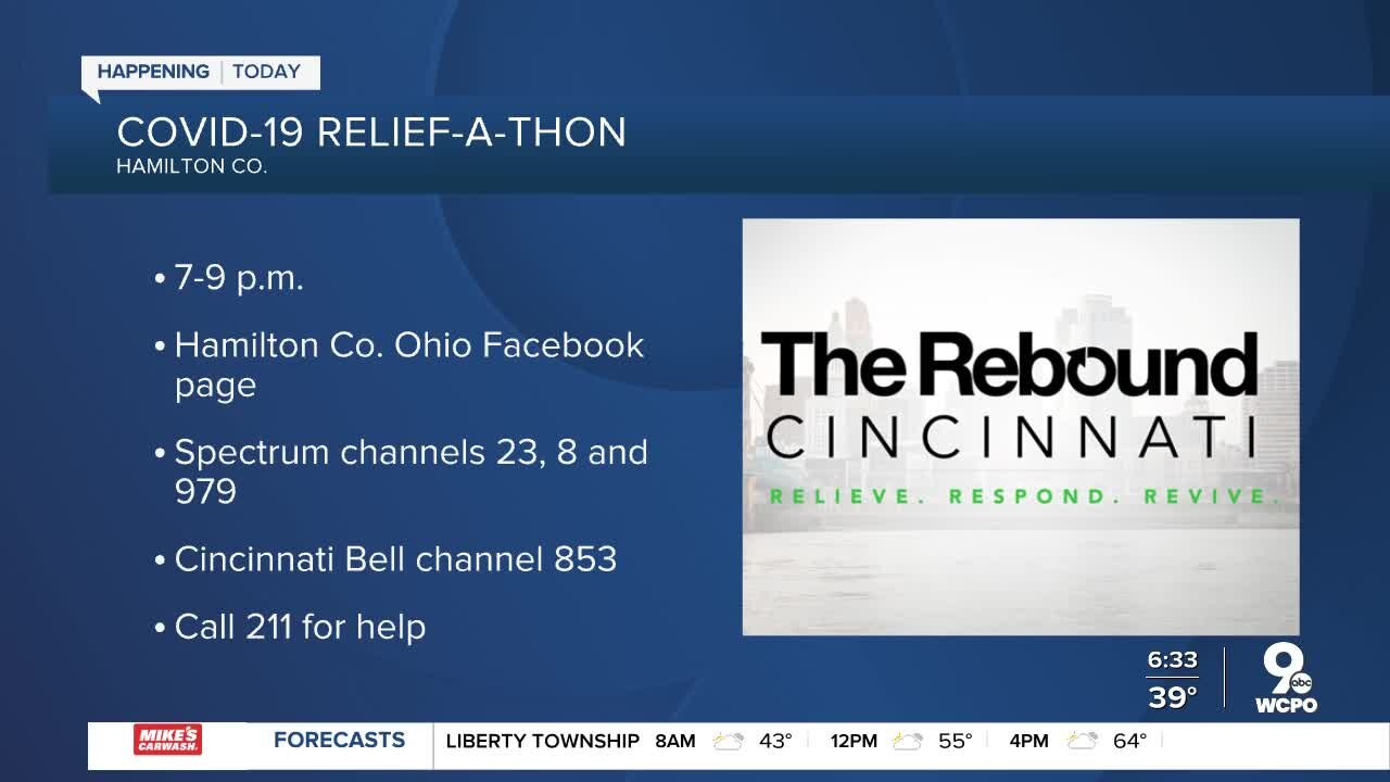 Hamilton County 'Relief-a-thon' live stream set for Tuesday night