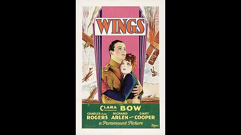 WINGS 1927 SILENT MOVIE GARY COOPER