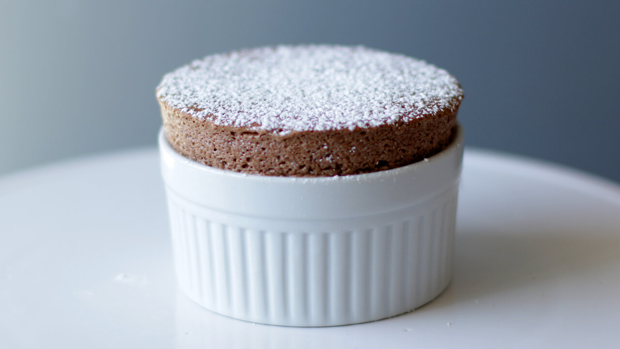 Homemade Chocolate Souffle