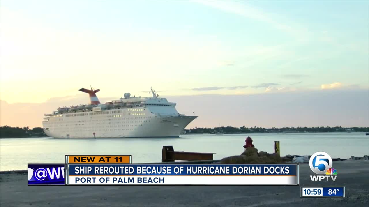 Grand Celebration cruise ship rerouted due to Hurricane Dorian